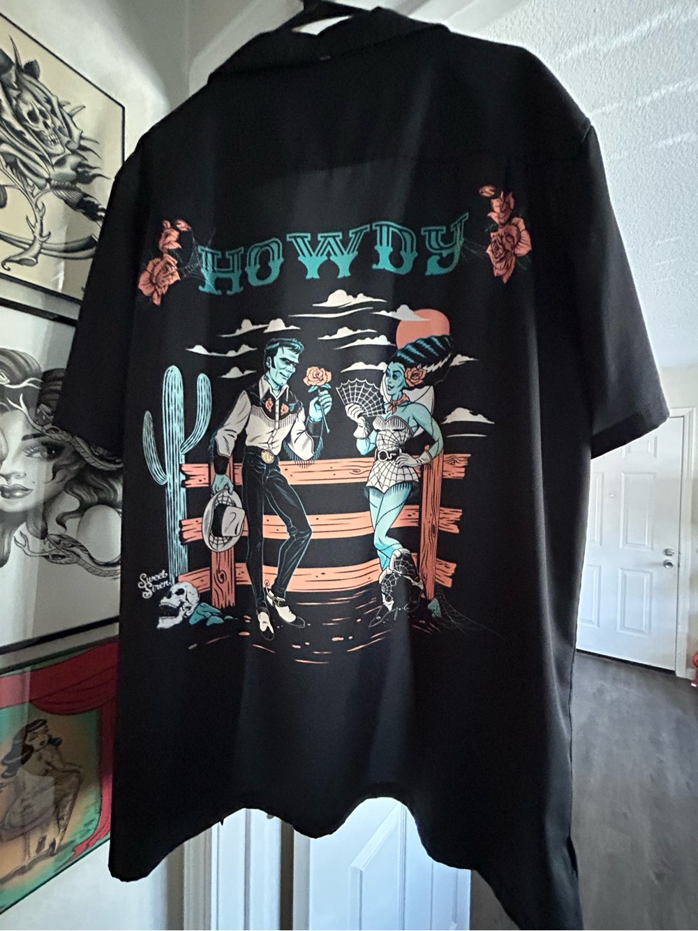 Sweet Siren Designs Howdy Western Unisex Button Up
